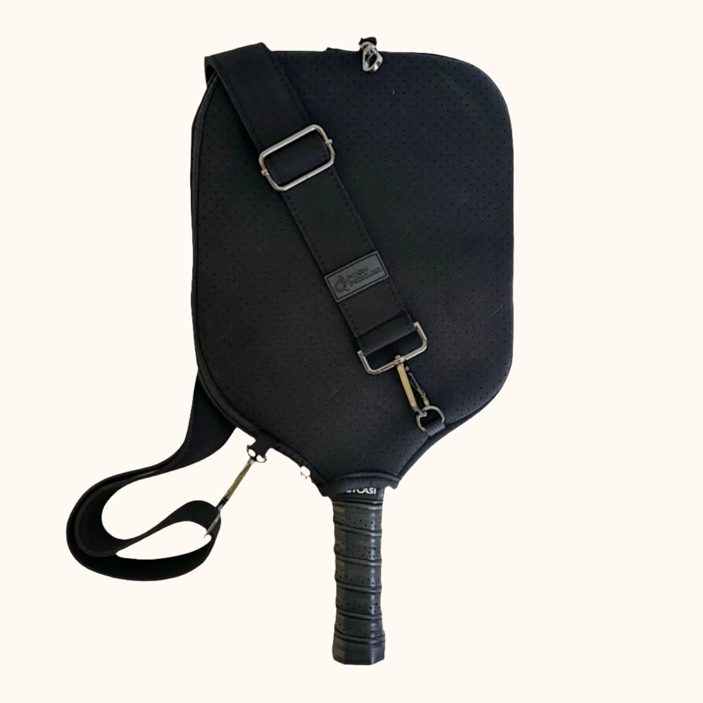 Pickleball Paddle Cover with Shoulder Strap and built-in Storage Pocket