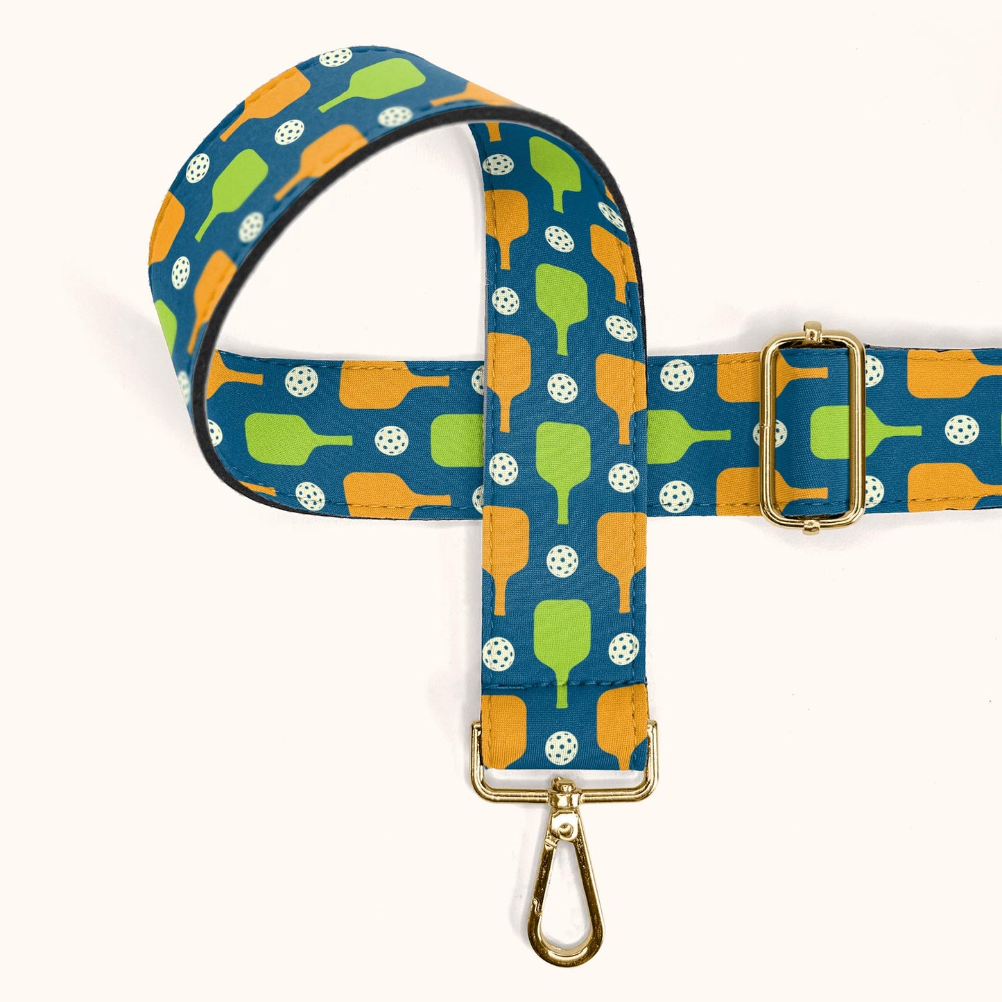 Interchangeable Clip-on Bag Straps - Pickleball designs