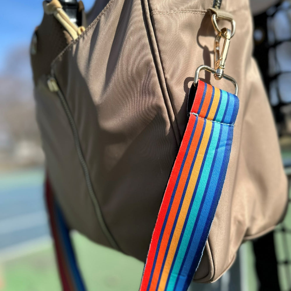 Interchangeable Clip-on Bag Straps - Pickleball designs