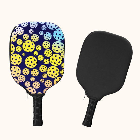 Pickleball Paddle Cover - Bubble Blue