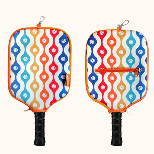Pickleball Paddle Cover with Storage - Classic Dink