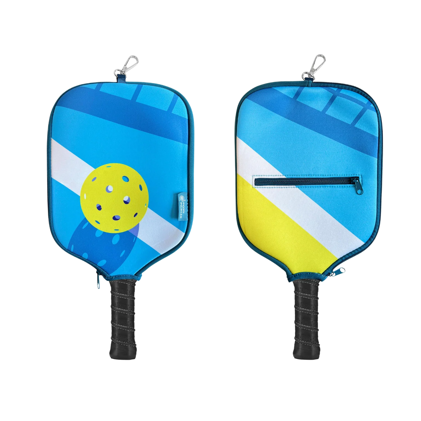 Pickleball Paddle Cover with Storage - Shadow Court