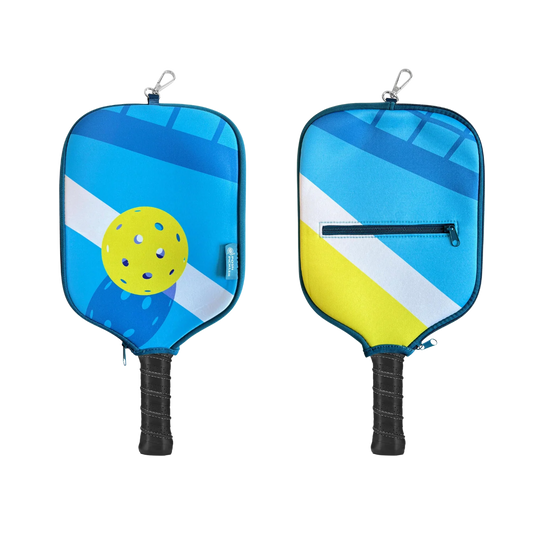 Pickleball Paddle Cover with Storage - Shadow Court