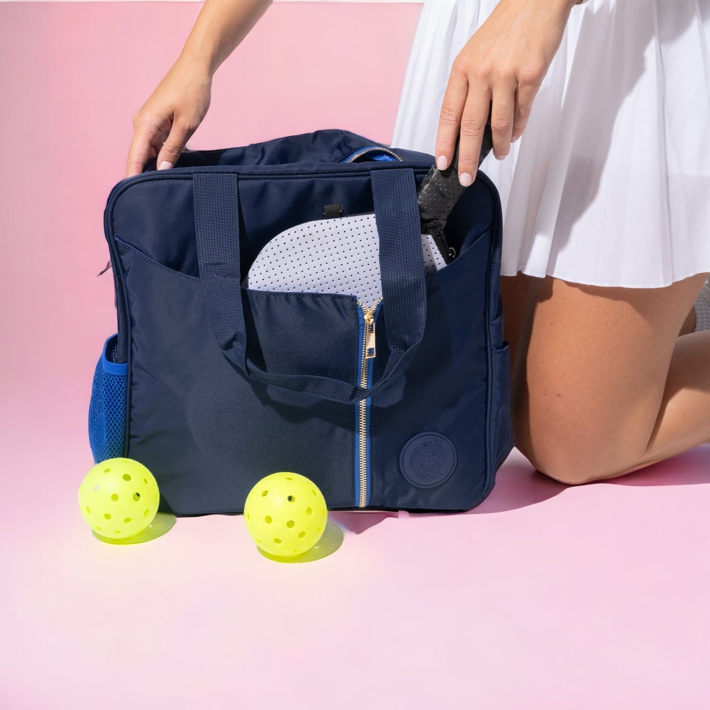 3-in-1 Pickleball Bag – Tote, Crossbody, Backpack | Navy