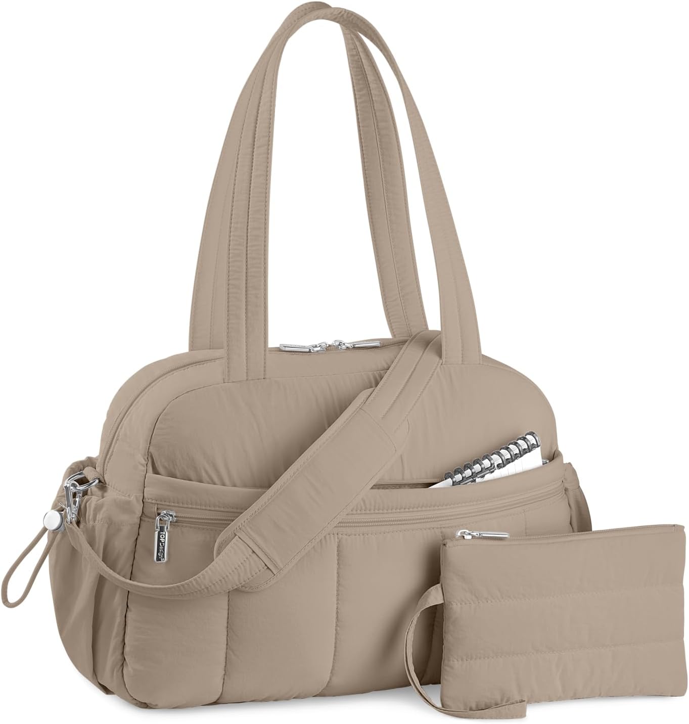 Puffer Gym Bag with Wet Pocket