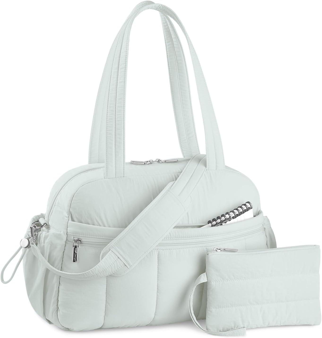 Puffer Gym Bag with Wet Pocket