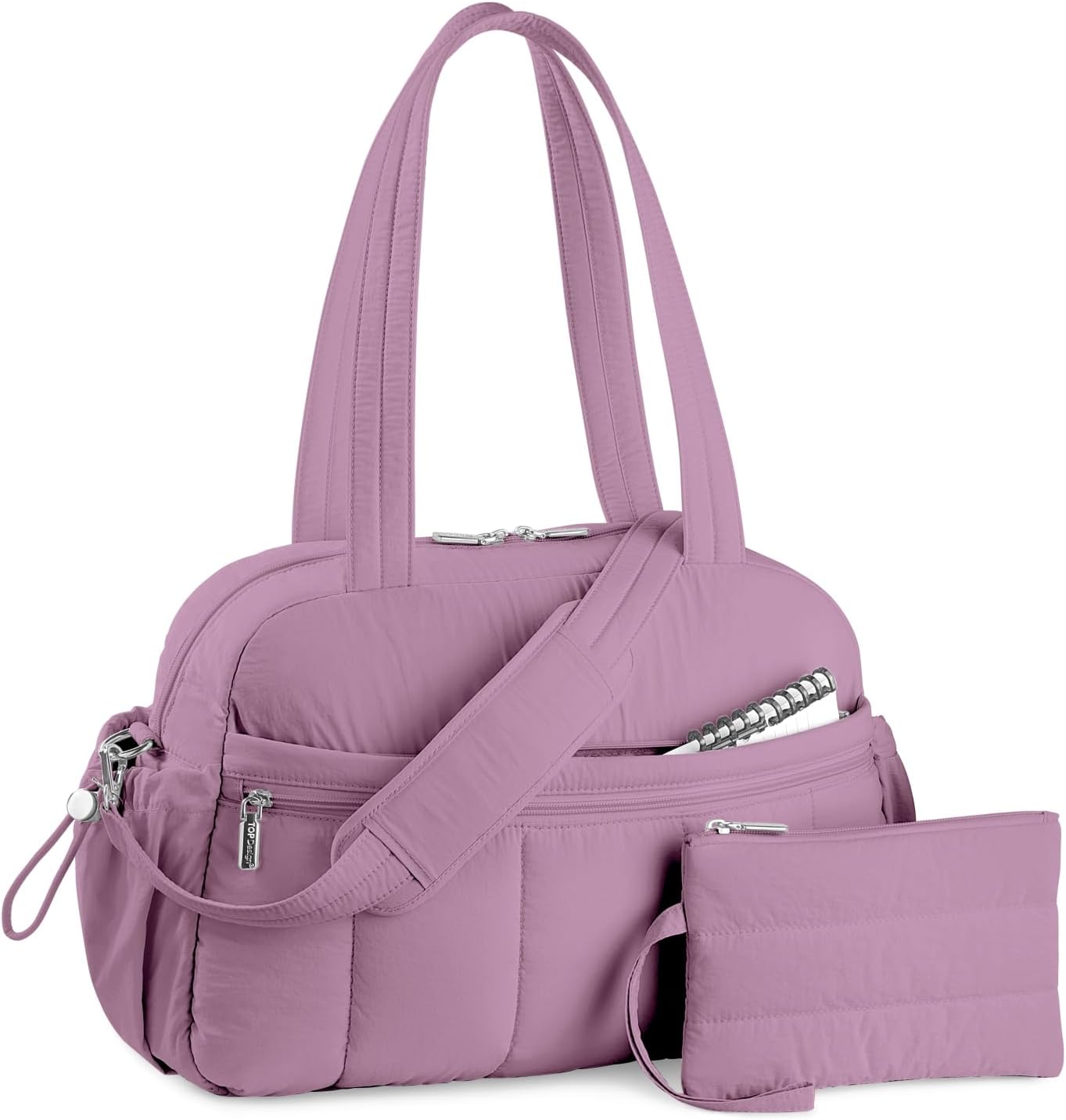 Puffer Gym Bag with Wet Pocket