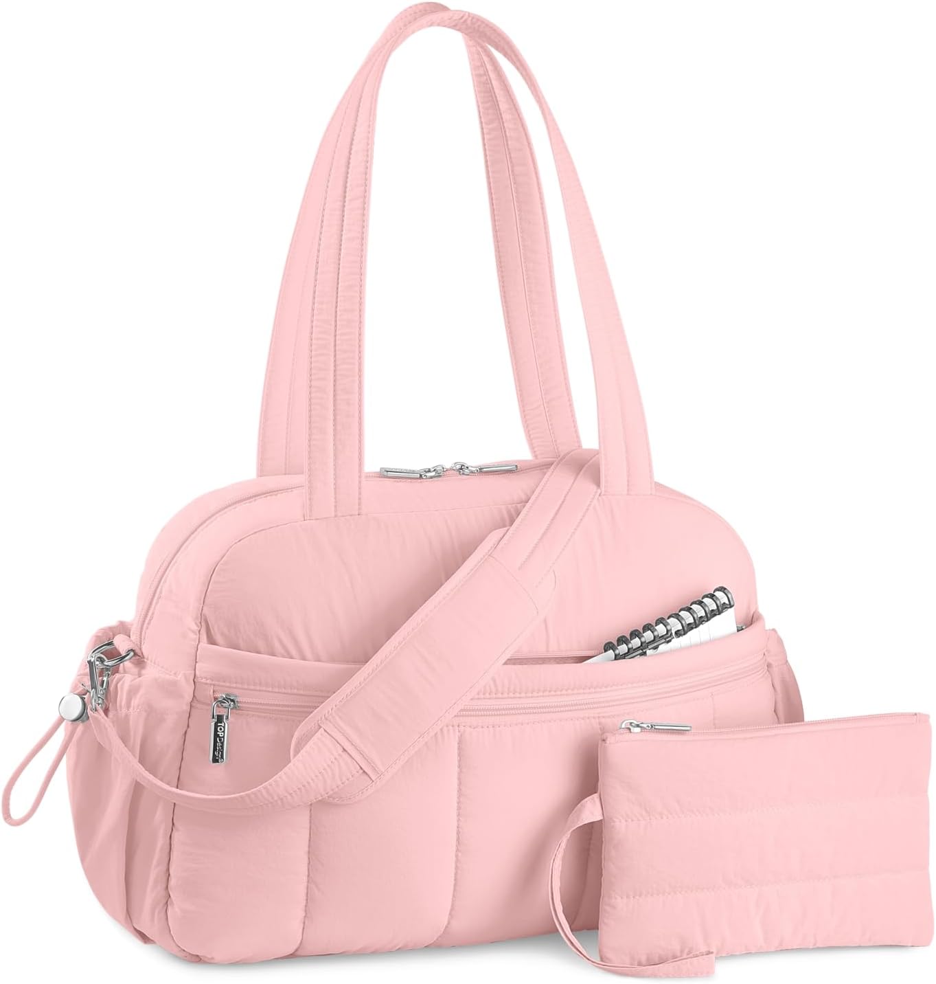 Puffer Gym Bag with Wet Pocket