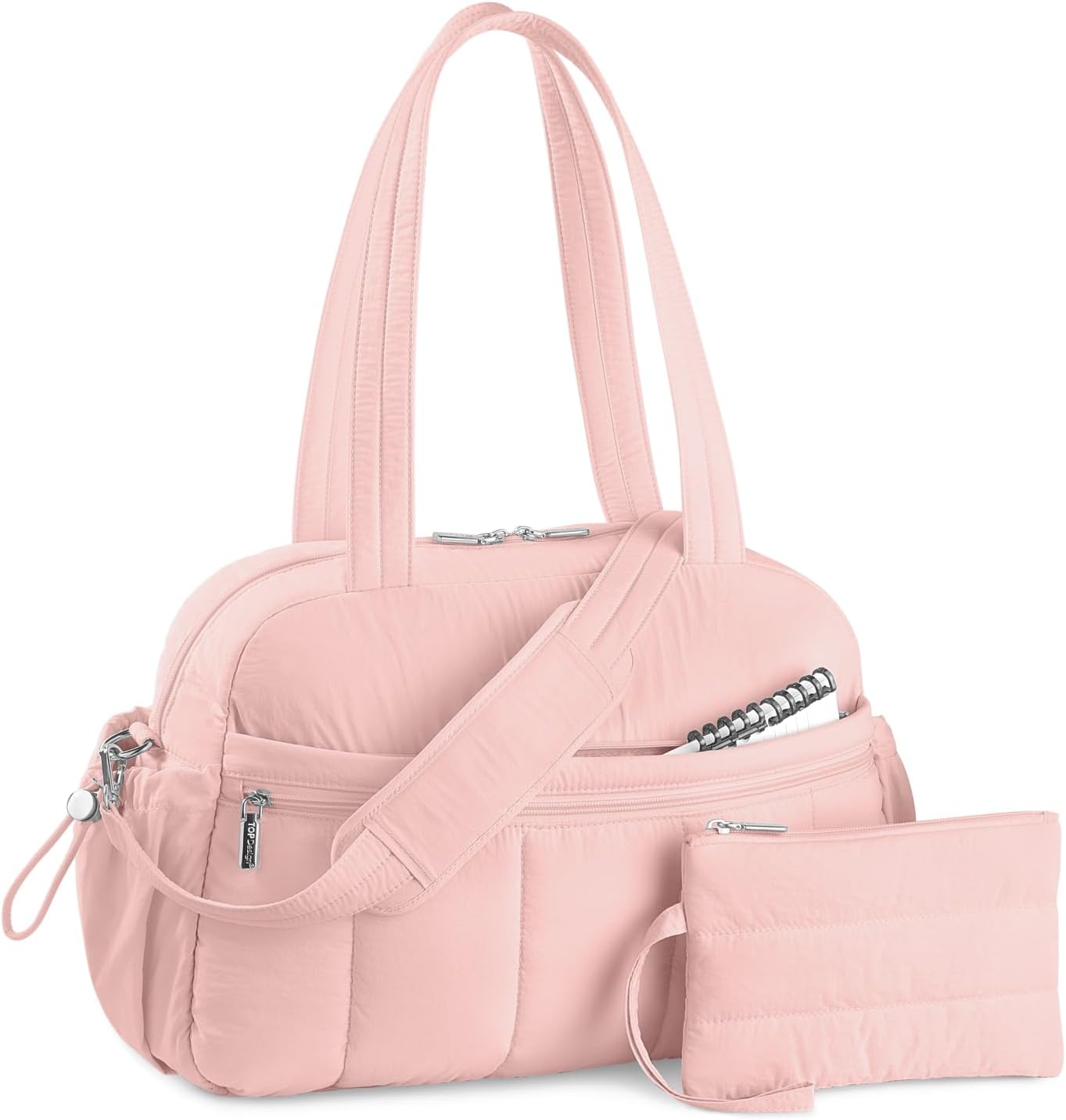 Puffer Gym Bag with Wet Pocket