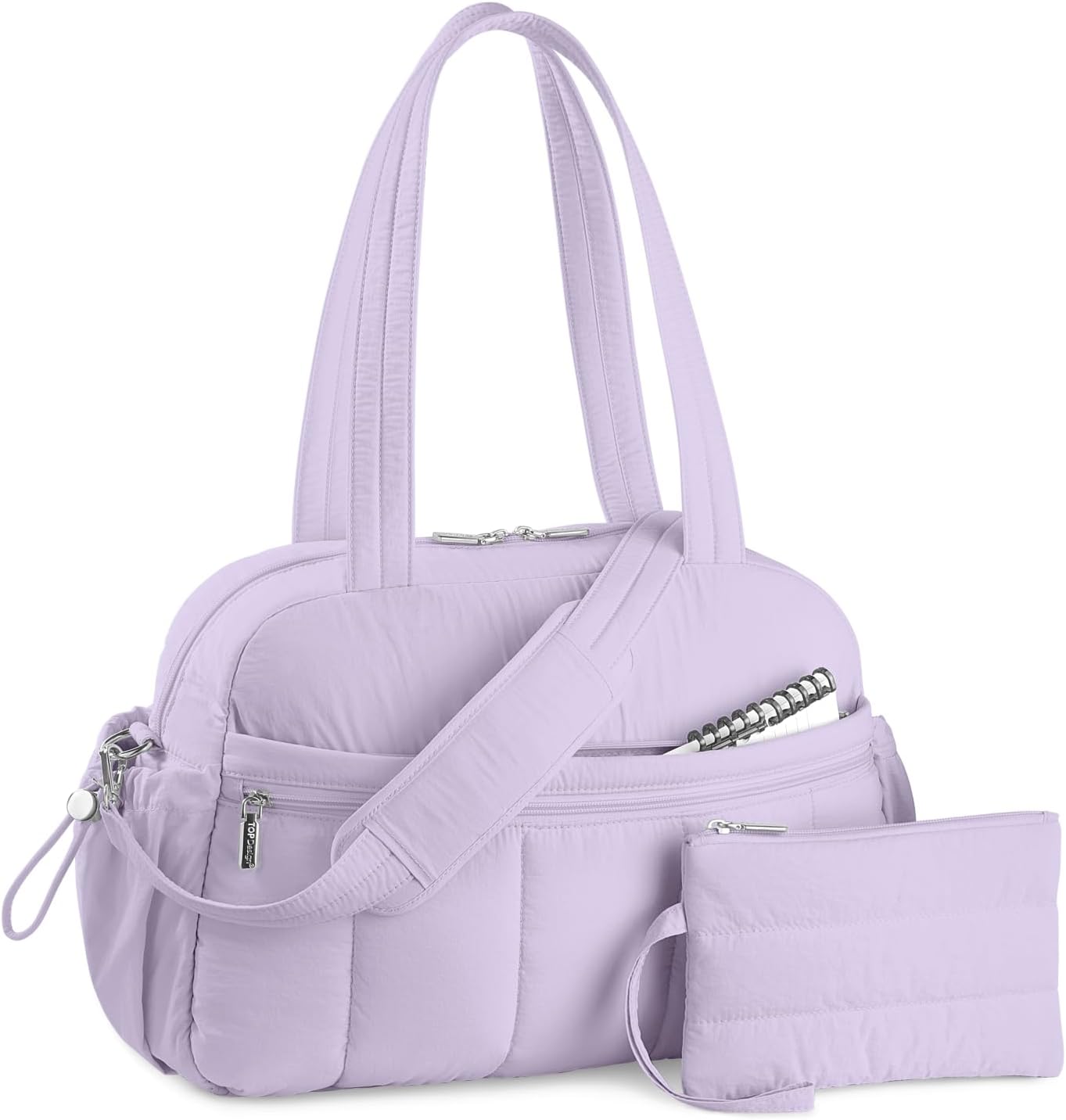 Puffer Gym Bag with Wet Pocket