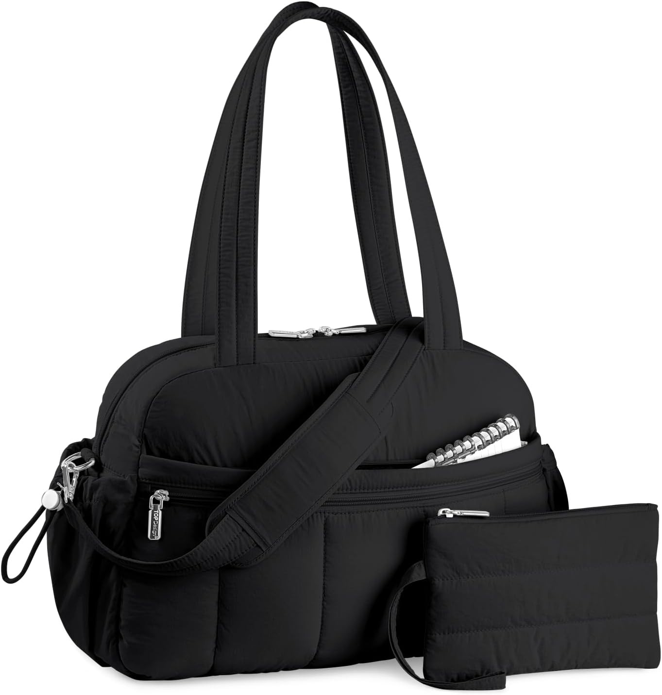 Puffer Gym Bag with Wet Pocket