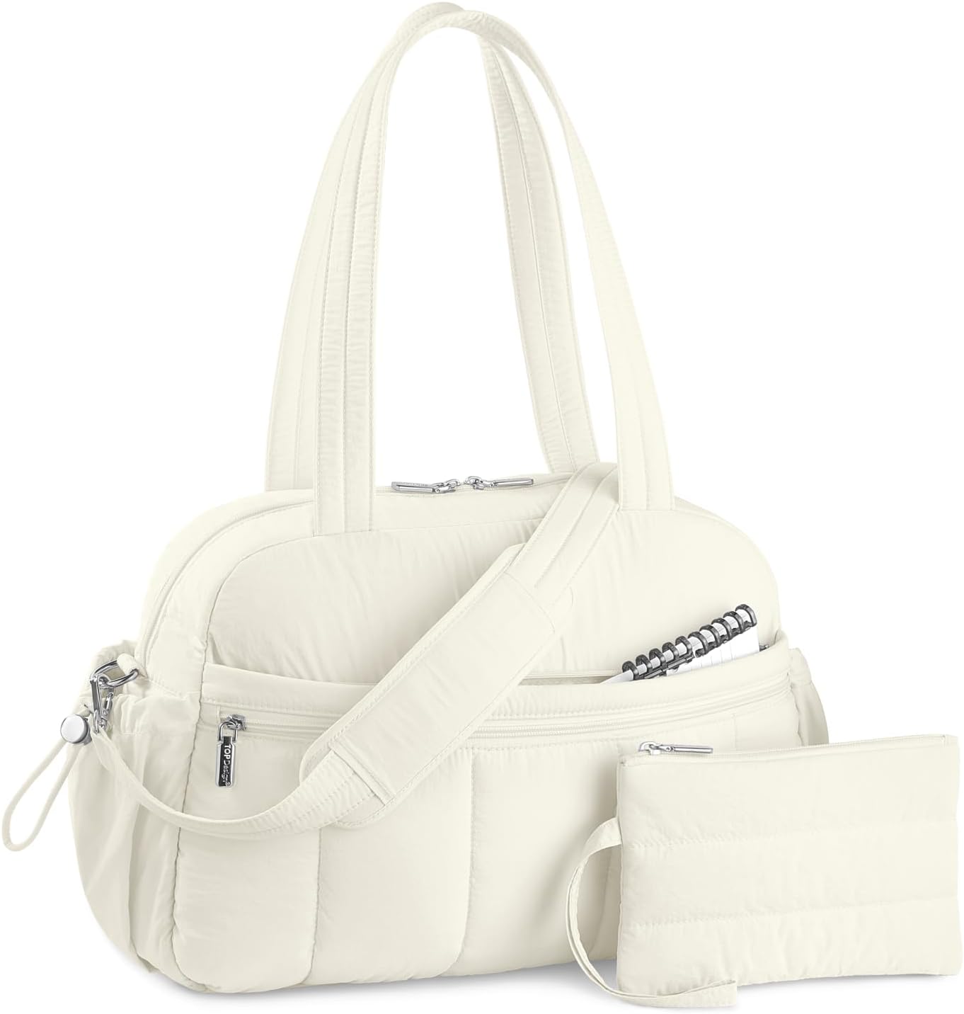 Puffer Gym Bag with Wet Pocket