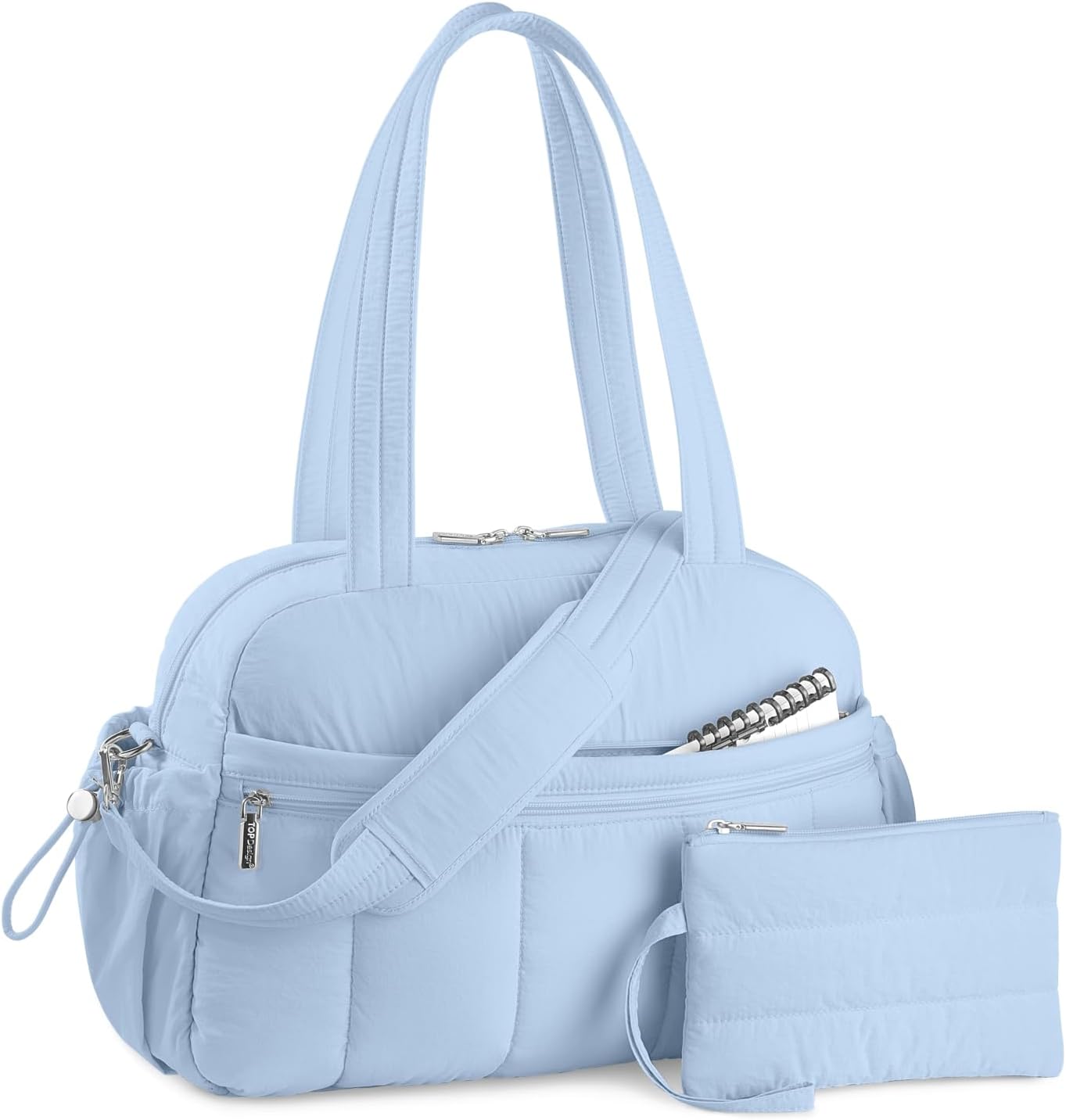 Puffer Gym Bag with Wet Pocket