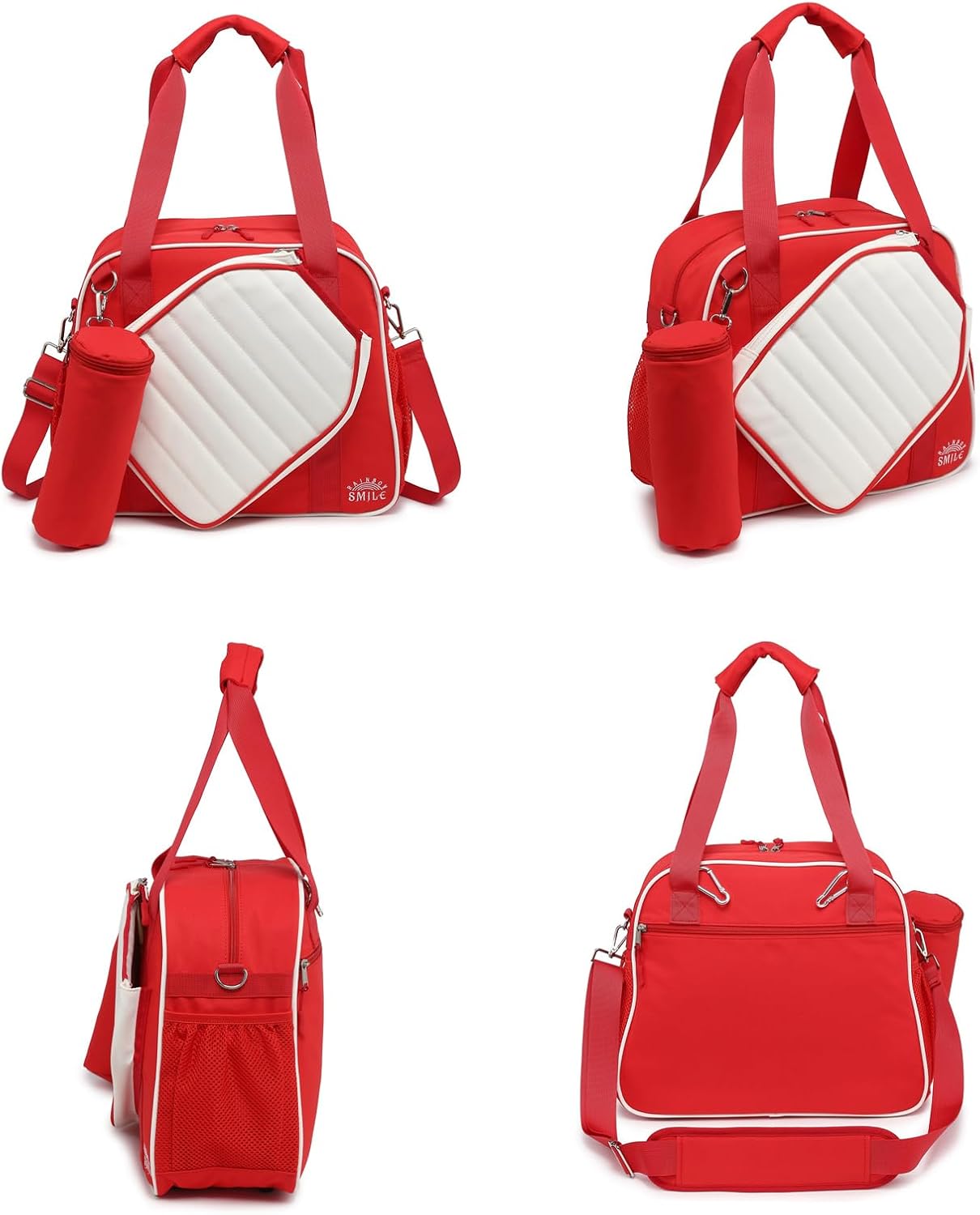 Crossbody Pickleball Bag 3-Piece Set - Waterproof Tote with Ice Bag & Ball Bag