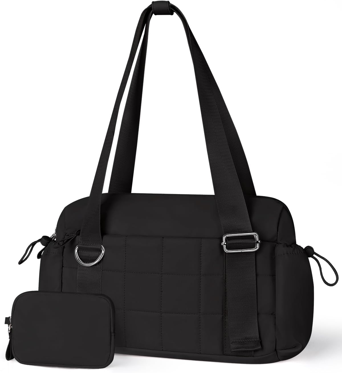 Puffy Mini Gym Bag - Water-Resistant Sports Duffel - Pink