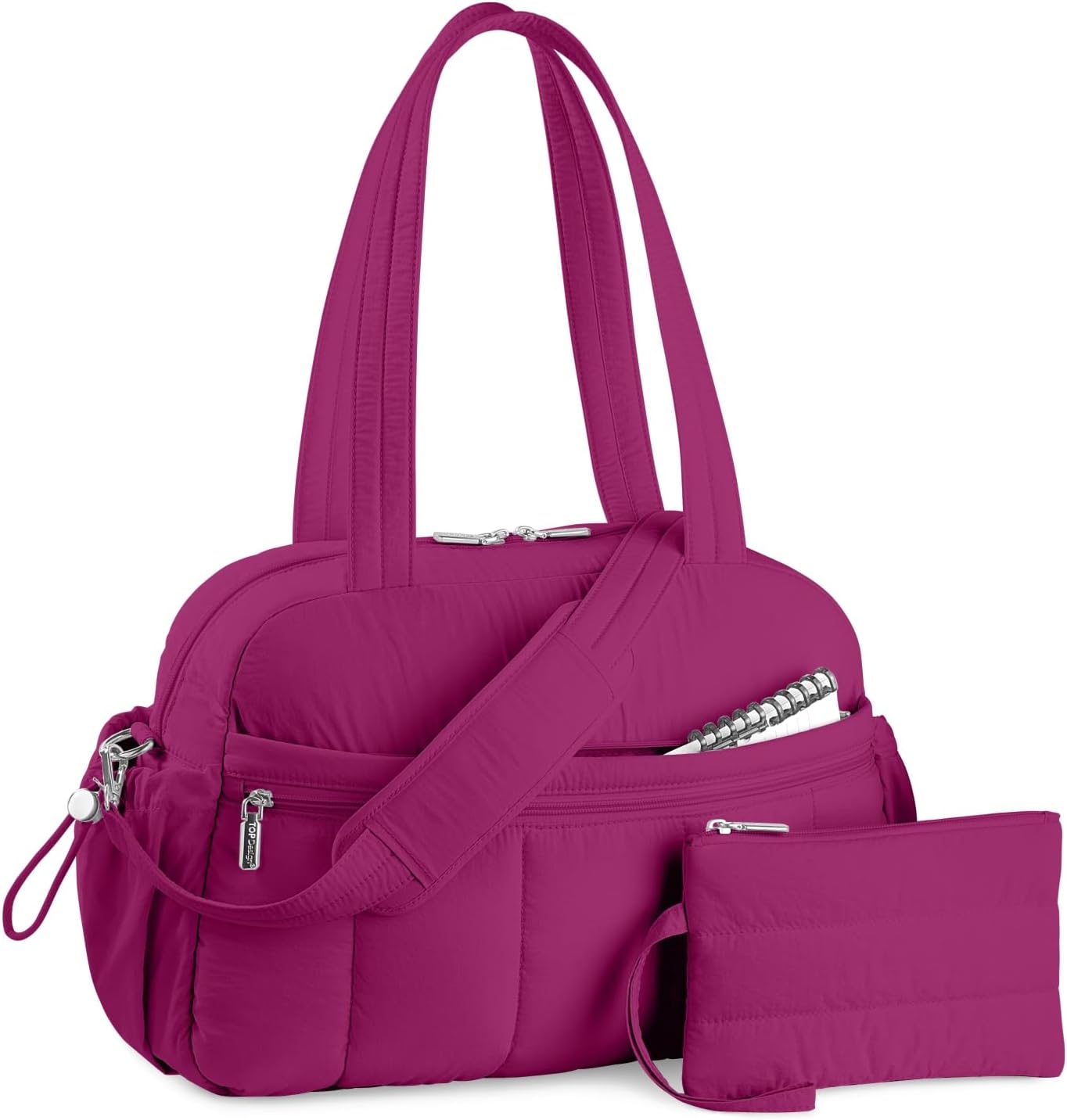 Puffer Gym Bag with Wet Pocket