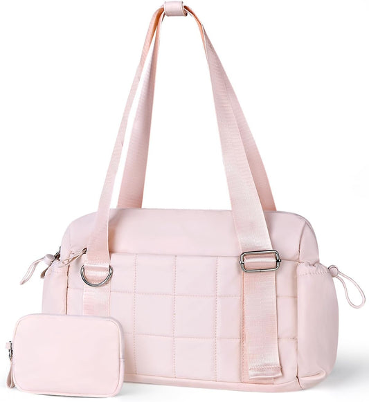 Puffy Mini Gym Bag - Water-Resistant Sports Duffel for Women