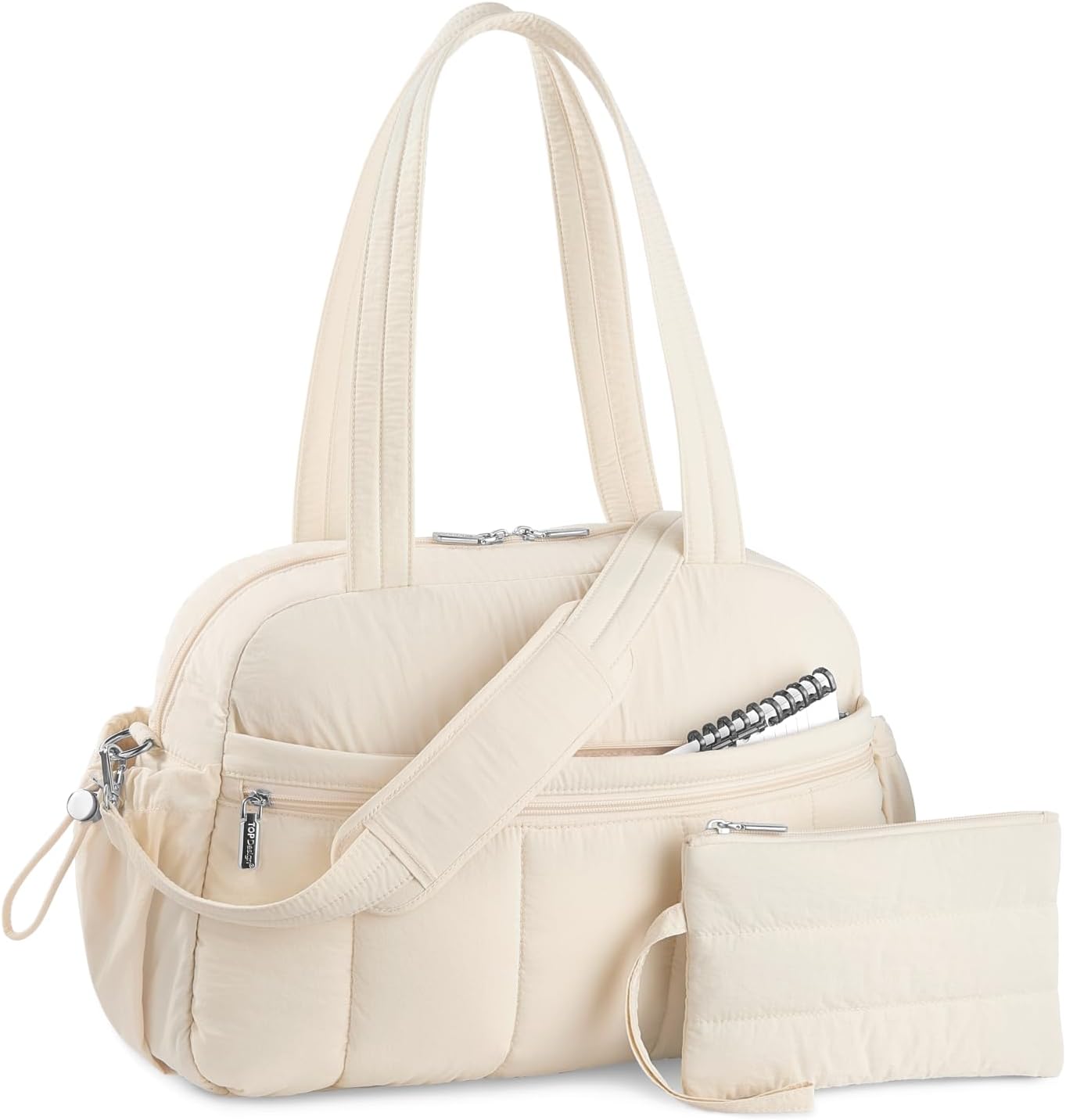 Puffer Gym Bag with Wet Pocket