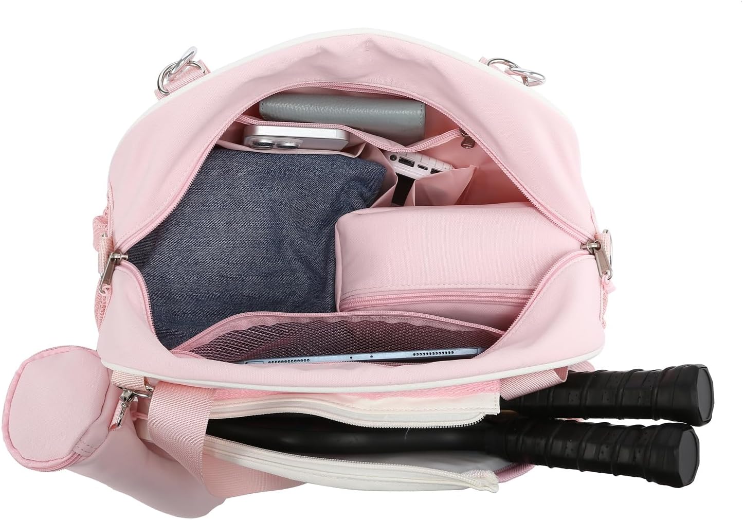 Crossbody Pickleball Bag 3-Piece Set - Waterproof Tote with Ice Bag & Ball Bag