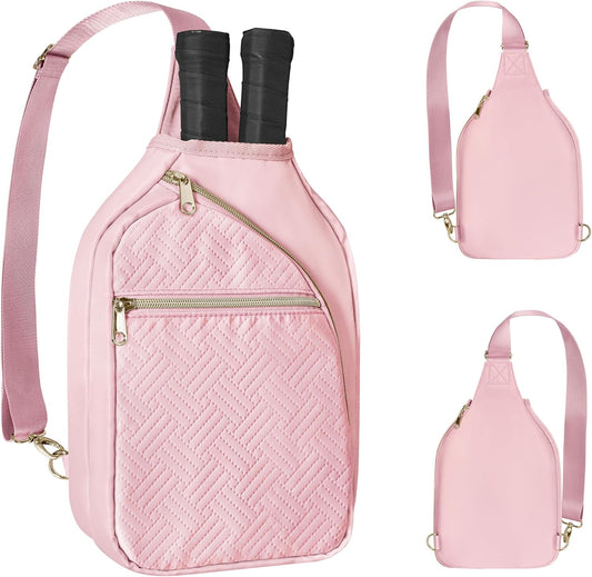 Pickleball Sling Bag - Holds 2 Paddles