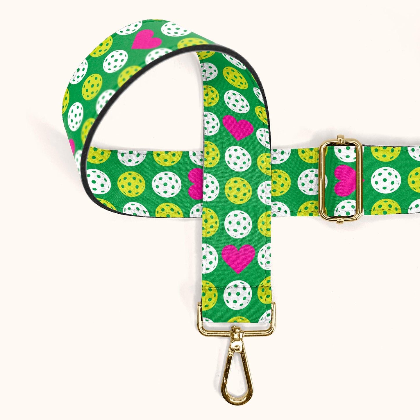 Interchangeable Clip-on Bag Straps - Pickleball designs