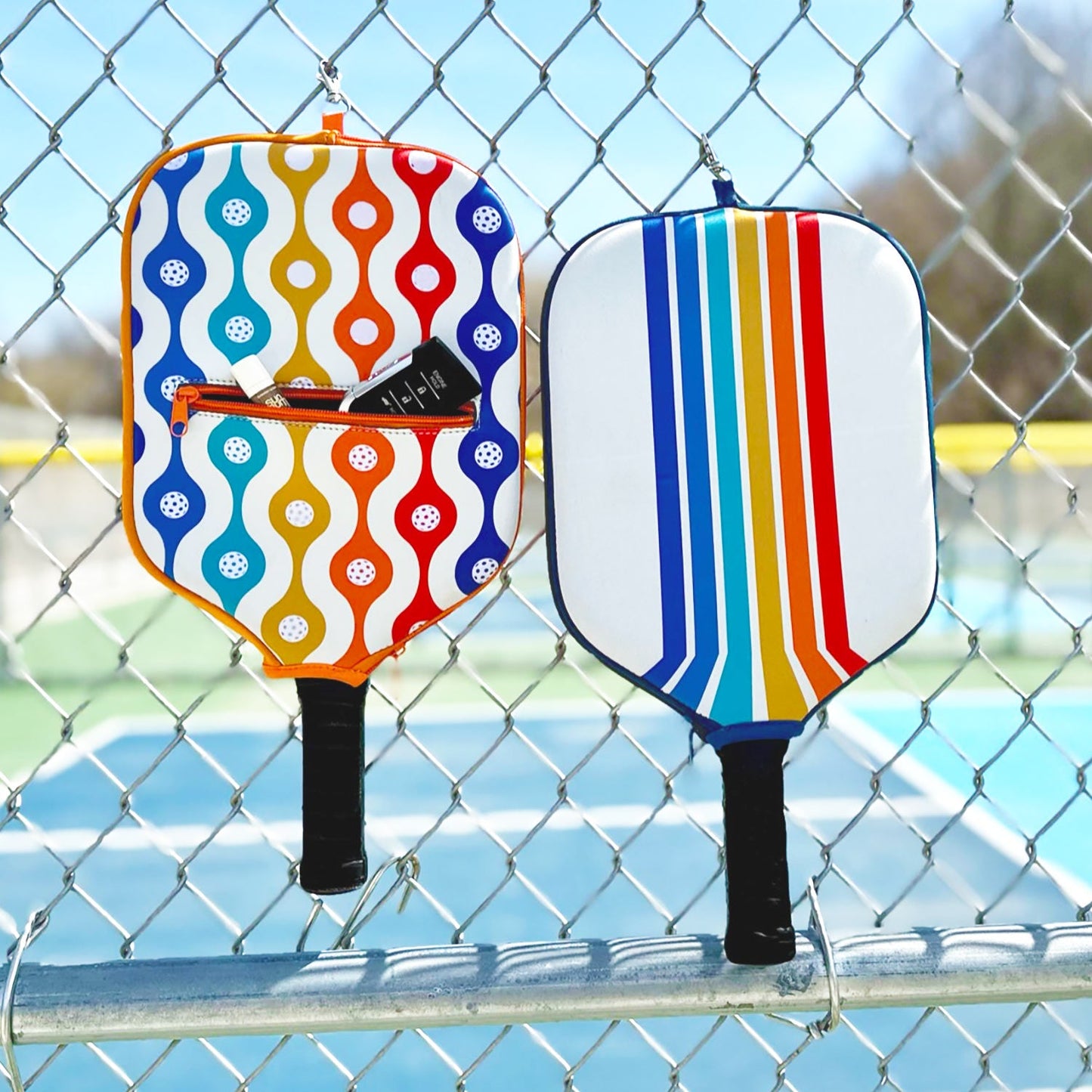 Pickleball Paddle Cover with Storage - Vintage Victory