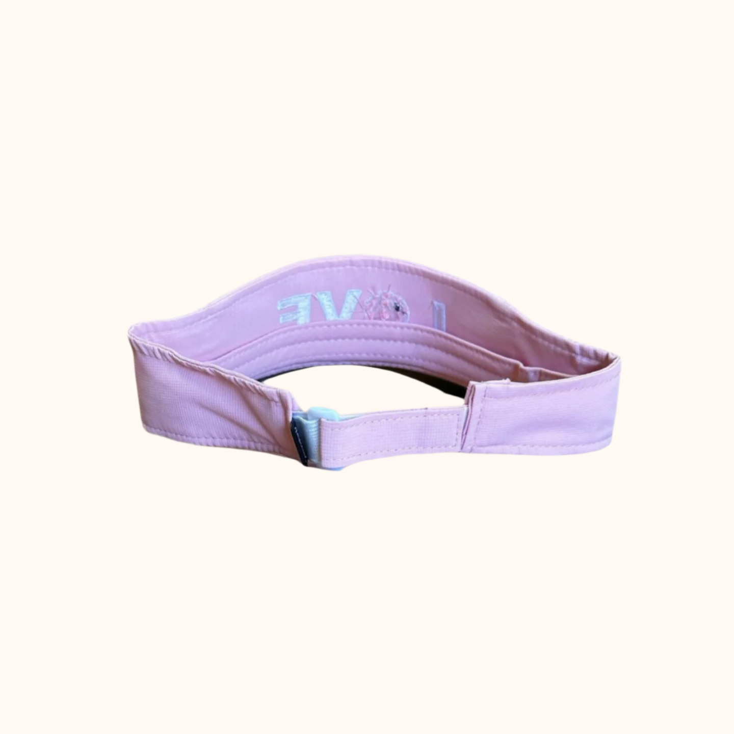 Visor with Pickleball Love Design - Pink