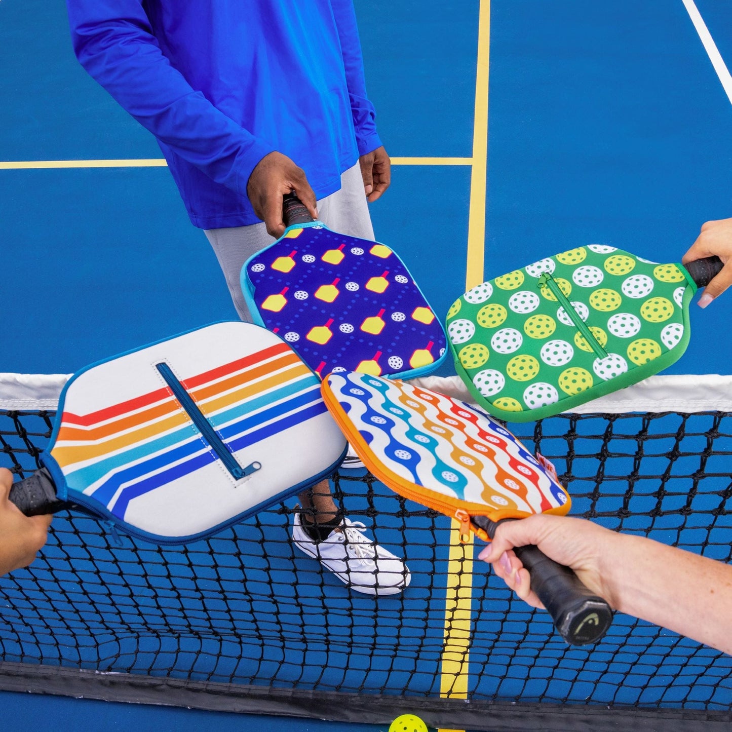 Pickleball Paddle Cover with Storage - 5 designs