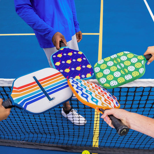 Pickleball Paddle Cover with Storage - 5 designs
